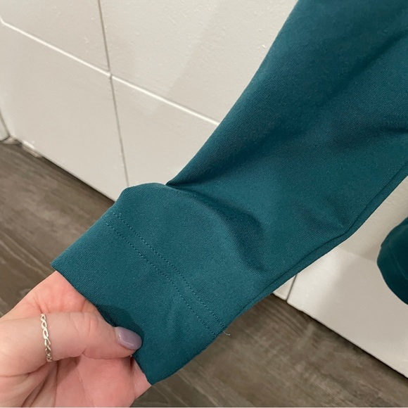 Gymshark Teal Regulate 1/4 Zip Pullover - Picture 5 of 10